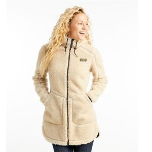 L.L. Bean Womens Mountain Pile Sherpa Coat